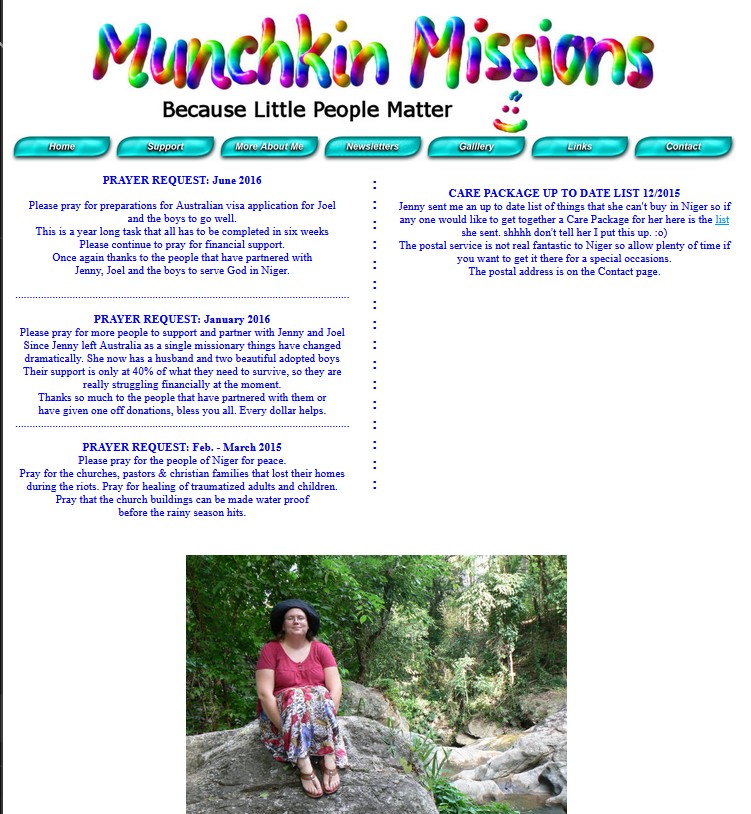 munchkin missions web page