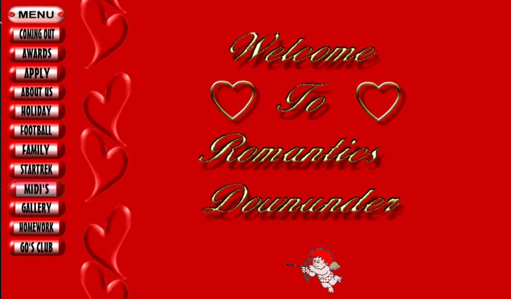 romantics downunder web design